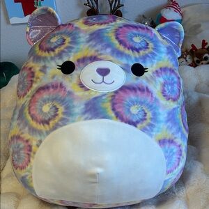 Squishmallow 20” Jonessa tie-dye bear